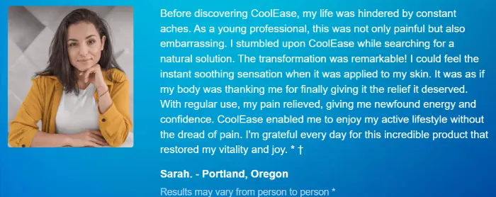 Cool Ease Customer Reviews