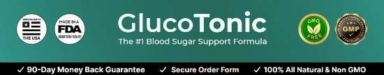 GlucoTonic Label